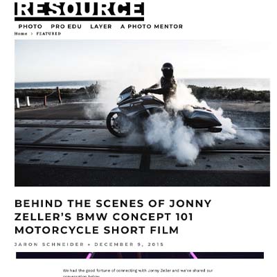 Jonny Zeller interviews with Resource Magazine about BMW Project