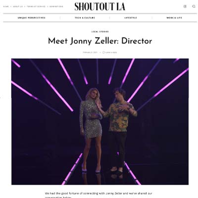 Jonny Zeller interviews about Paris Hilton with Shoutout LA Magazine