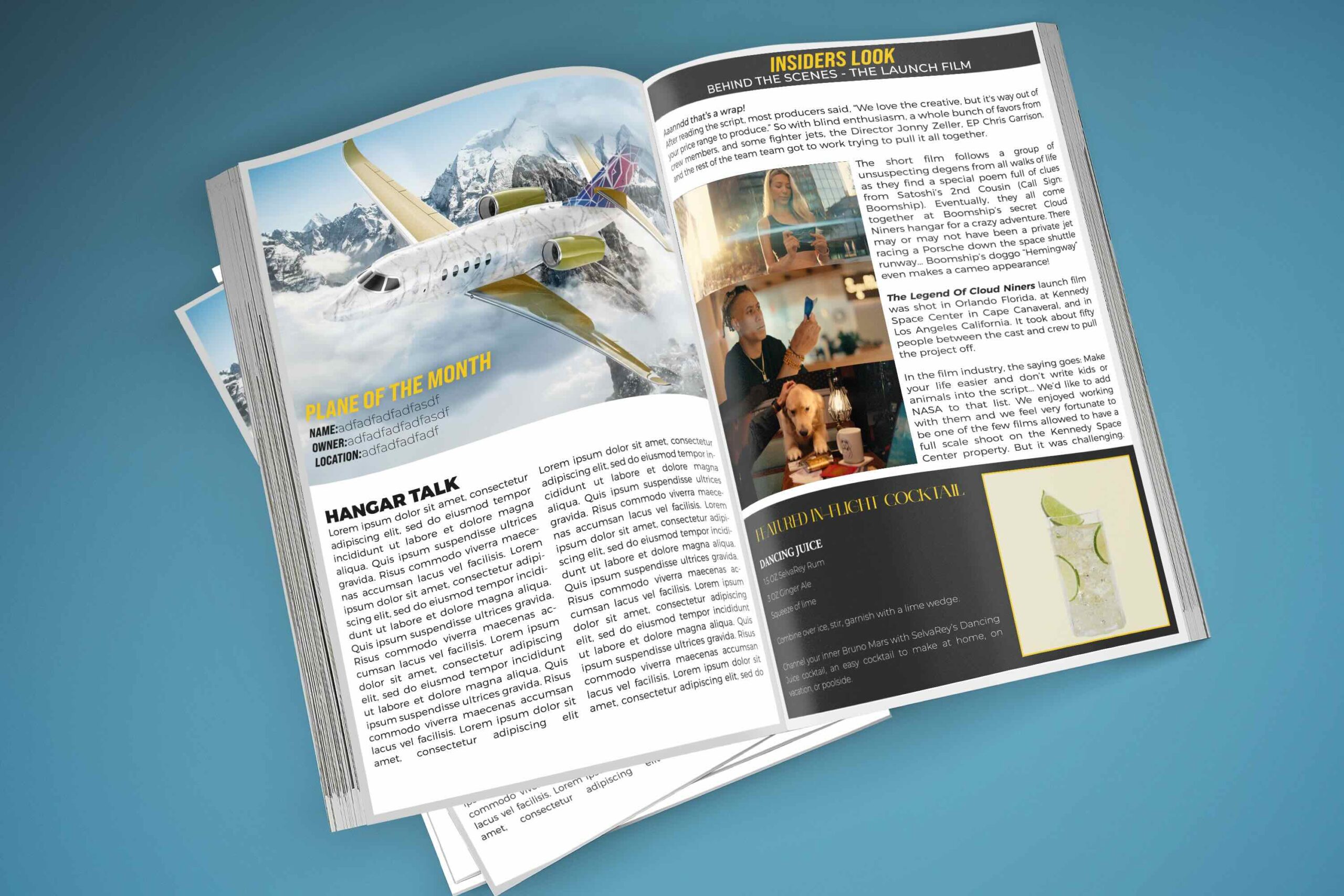 Cloud Niners ATH Magazine- inside page Issue 1